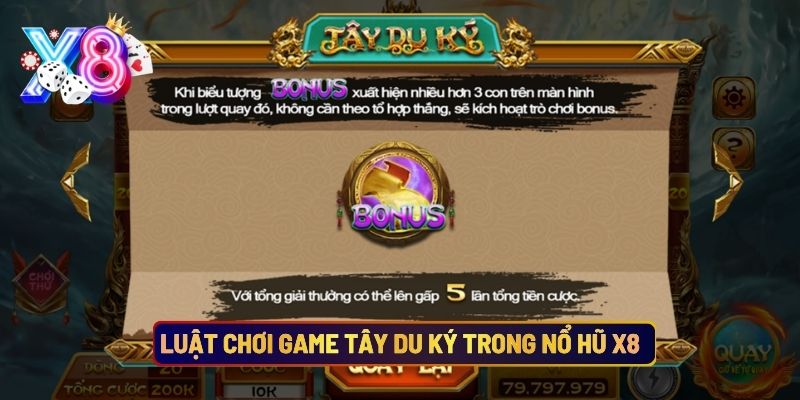 Luật Chơi Game Tây Du Ký Trong Nổ Hũ X8